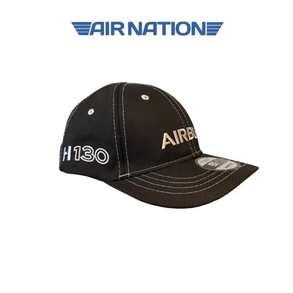 GORRA AIRBUS NEGRO CON LINEAS BLANCAS - Imagen 3